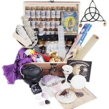 Witchcraft Kit X-Large Herbalist Kit Witchcraft Herbs Witch Crystals 94 Supplies Wicca