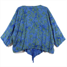 Vintage Kimono Jacket Lagenlook Art To Wear Tribal Artistic Abstract One Size