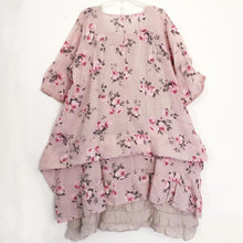 Shabby by Lalia Moon "Marla" Dress 2pcs. One Size Linen Victorian Lagenlook