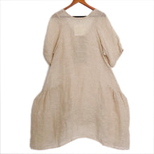 Lalia Moon Tunic Natural Linen Victorian Linen Art To Wear